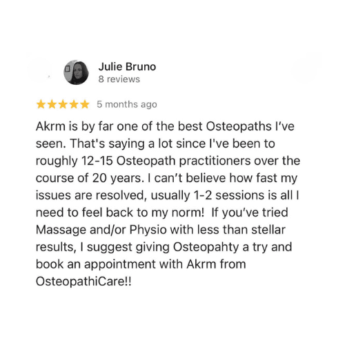 patient testimonials